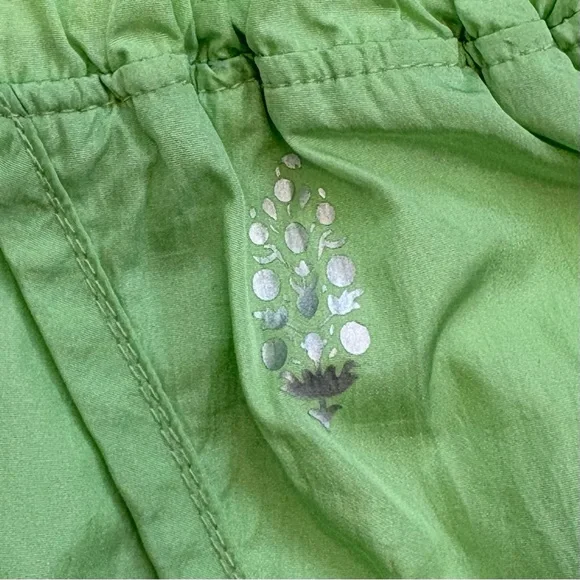 FREE PEOPLE FP MOVEMENT Way Home Lined Athletic Shorts High Rise Green Large - Picture 7 of 9